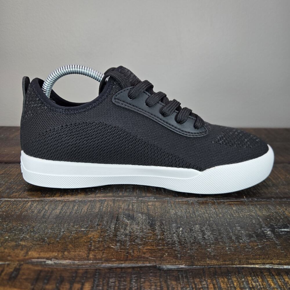 Vessi Black Knit Women's Sneakers with White Sole - Picture 8 of 11